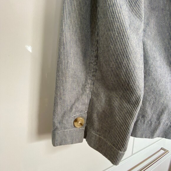 PART TWO blue and white blazer EU 44 UK 18 Cotton - Picture 5 of 7